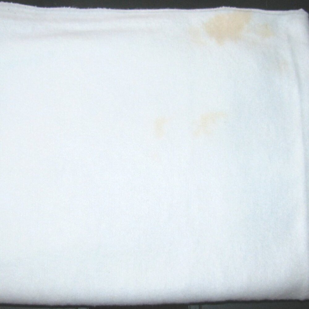 WHTE Lightweight Knit Acrylic FLEECE Fabric 50" wide x 1 Yd + 17" long